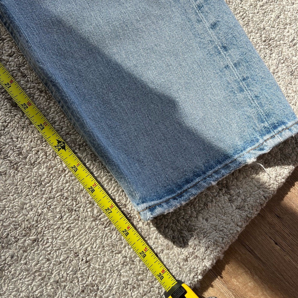 Agolde RARE 90's Mid Rise Loose Fit in Captured Sz 25, 30 Straight Leg Sz 25 - Picture 14 of 16